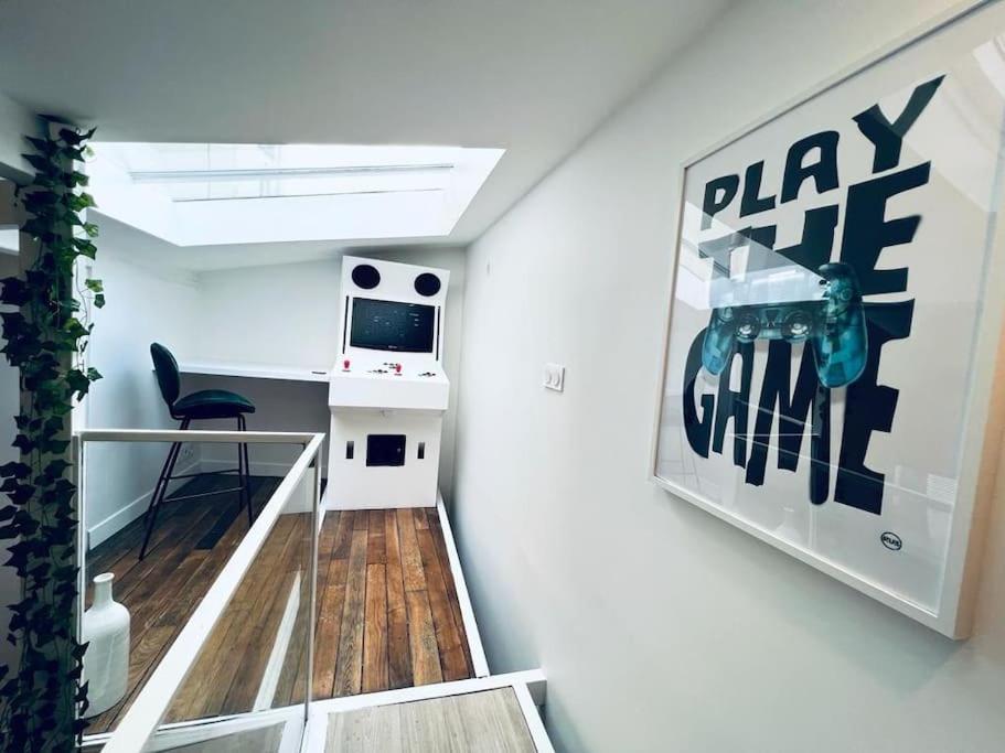 Unique Loft Apartment Located 15 Minutes From The Champs Elysees Saint-Ouen  Exterior foto